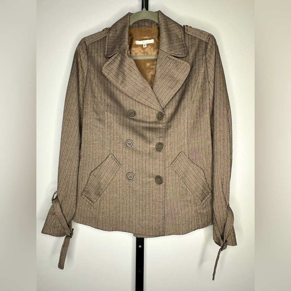 Biscote Women's Double Breasted Jacket - Size Small